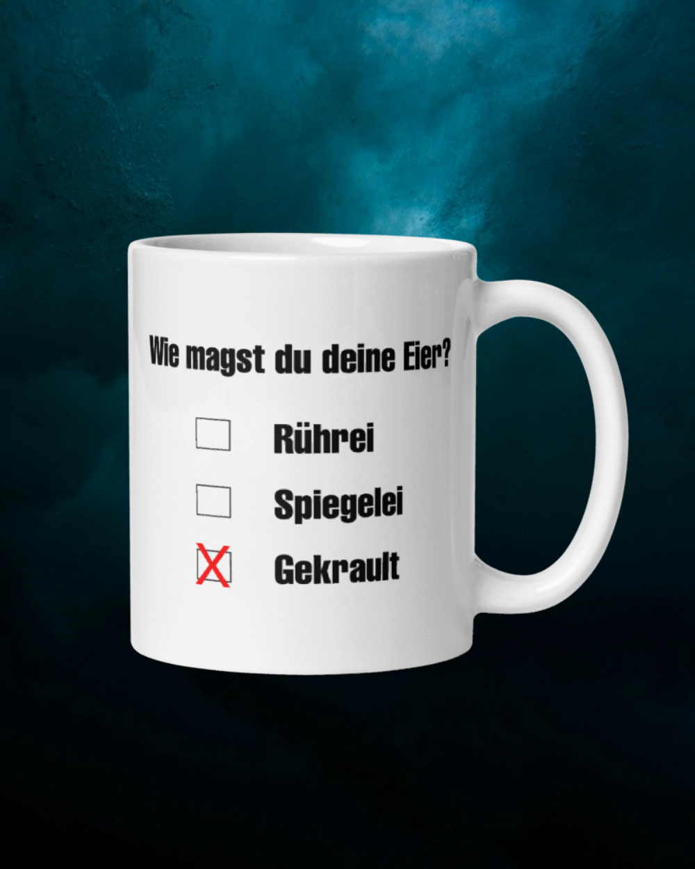 Wie magst du deine Eier? - Tasse