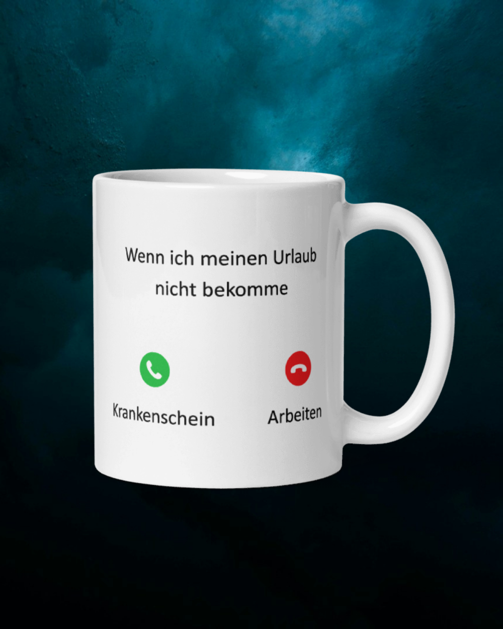 Urlaub abgelehnt?! - Tasse